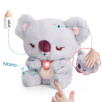 ⁦Care Pets Baby Koala – Interactive Emotional Learning Plush Toy دمية الكوالا التفاعلية للأطفال – لعبة تعلم المشاعر والرعاية⁩ - الصورة ⁦3⁩