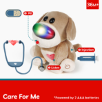 ⁦Care Pets DR. Dog Vet Kit – Interactive Veterinary Toy for Kids مجموعة الطبيب البيطري للأطفال – دمية كلب تفاعلية للعلاج⁩ - الصورة ⁦4⁩