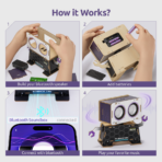 ⁦DIY Bluetooth Speaker Robot – STEM Science Kit for Kids روبوت مكبر صوت بلوتوث تعليمي – مجموعة تركيب STEM للأطفال⁩ - الصورة ⁦6⁩
