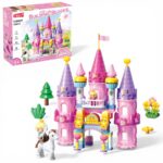 Dream Castle Building Blocks Set – 115PCS Princess Castle قلعة الأحلام الأميرية – مجموعة تركيب كبيرة للأطفال (115 قطعة)