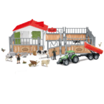 ⁦Farm Animals Playset with Tractor, Barn & Animals – Set A or Set B مجموعة مزرعة الحيوانات الكبيرة مع تراكتور وحظيرة – خيار المجموعة A أو B⁩ - الصورة ⁦3⁩