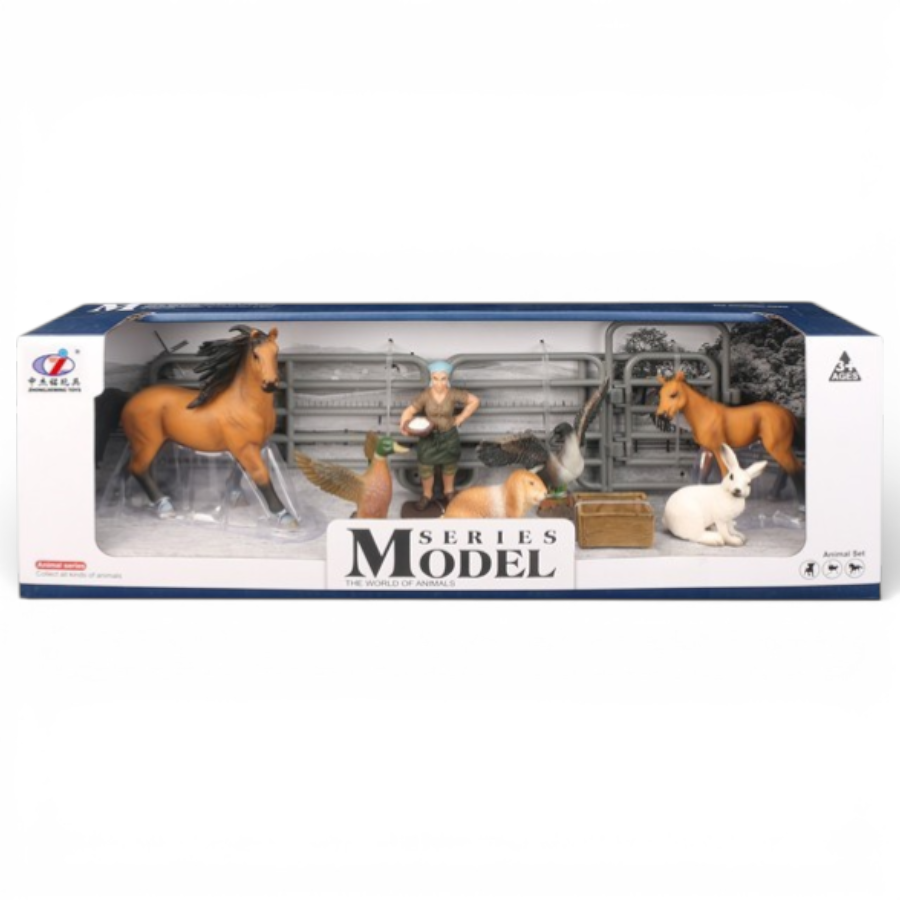 Farm Animals Toy Set مجموعة حيوانات المزرعة للأطفال – حصان وأرنب وبطة _ مجسمات مزرعة تعليمية Farm Animals Toy Set مجموعة حيوانات المزرعة للأطفال – حصان وأرنب وبطة | مجسمات مزرعة تعليمية - الصورة 1