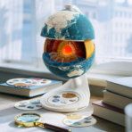⁦Interactive Talking Earth Globe – 3D Geological Model for Kids الكرة الأرضية التفاعلية الناطقة – نموذج ثلاثي الأبعاد لطبقات الأرض⁩ - الصورة ⁦6⁩