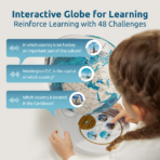 ⁦Interactive Talking Earth Globe – 3D Geological Model for Kids الكرة الأرضية التفاعلية الناطقة – نموذج ثلاثي الأبعاد لطبقات الأرض⁩ - الصورة ⁦3⁩