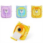 Kids Instant Print Camera – Cute Bear Edition كاميرا الأطفال الفورية بطباعة الصور – تصميم الدب الكيوت