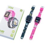 Kids Smartwatch with Video Call & Tracking – Pink / Blue ساعة أطفال ذكية مع مكالمات فيديو وتتبع – لون زهري / أزرق