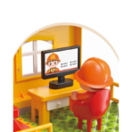 ⁦Large Fire Station Building Blocks Set – Rescue Playset with Vehicles (173PCS) محطة الإطفاء الكبيرة القابلة للتركيب – مجموعة إنقاذ مع سيارات وإكسسوارات (173 قطعة)⁩ - الصورة ⁦5⁩