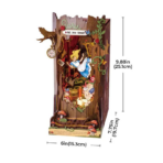 ⁦Luxury DIY Book Nook – Wonderland Miniature Scene (Rolife Fall Into Wonder TGB12) مجسم كتاب ديكوري خشبي فاخر – عالم العجائب⁩ - الصورة ⁦6⁩