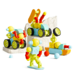 ⁦Magnetic Building Blocks for Kids – Creative City Set (46 PCS) مكعبات البناء المغناطيسية للأطفال – مجموعة المدينة الإبداعية 46 قطعة⁩ - الصورة ⁦5⁩