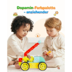 ⁦Magnetic Building Blocks for Kids – Creative City Set (46 PCS) مكعبات البناء المغناطيسية للأطفال – مجموعة المدينة الإبداعية 46 قطعة⁩ - الصورة ⁦2⁩