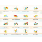 ⁦Magnetic Building Blocks for Kids – Creative City Set (46 PCS) مكعبات البناء المغناطيسية للأطفال – مجموعة المدينة الإبداعية 46 قطعة⁩ - الصورة ⁦3⁩