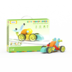 Magnetic Building Blocks for Kids – Creative City Set (46 PCS) مكعبات البناء المغناطيسية للأطفال – مجموعة المدينة الإبداعية 46 قطعة