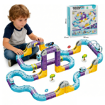 Magnetic Track Go STEM Train Set – Multiple Sizes مسار القطار المغناطيسي الذكي – لعبة STEM ثلاثية الأبعاد 114 قطعة\127 قطعة