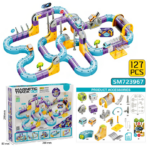 ⁦Magnetic Track Go STEM Train Set – Multiple Sizes مسار القطار المغناطيسي الذكي – لعبة STEM ثلاثية الأبعاد 114 قطعة\127 قطعة⁩ - الصورة ⁦2⁩
