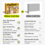 ⁦Mideer All-in-One Handicraft Kit – Creative Craft Supply Box (Craft Master) MD3392 مجموعة الحرف اليدوية المتكاملة للأطفال – أكثر من 700 قطعة⁩ - الصورة ⁦7⁩