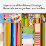 ⁦Mideer All-in-One Handicraft Kit – Creative Craft Supply Box (Craft Master) MD3392 مجموعة الحرف اليدوية المتكاملة للأطفال – أكثر من 700 قطعة⁩ - الصورة ⁦4⁩