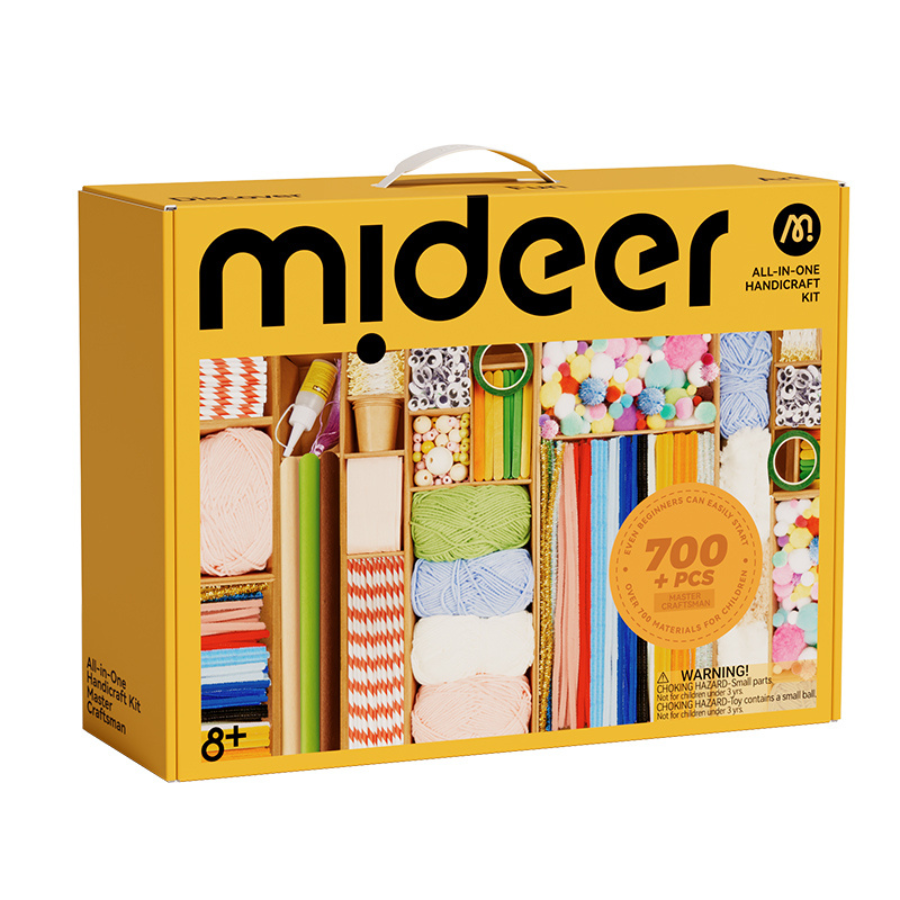 Mideer All-in-One Handicraft Kit – Creative Craft Supply Box (Craft Master) MD3392 مجموعة الحرف اليدوية المتكاملة للأطفال – أكثر من 700 قطعة Mideer All-in-One Handicraft Kit – Creative Craft Supply Box (Craft Master) MD3392 مجموعة الحرف اليدوية المتكاملة للأطفال – أكثر من 700 قطعة - الصورة 1