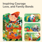 ⁦Mideer Artist Fairytale Puzzle: Little Red Riding Hood 59P MD1492 ميدير بازل القصص الخيالية الفنية: ذات الرداء الأحمر – 59 قطعة⁩ - الصورة ⁦3⁩