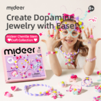 ⁦Mideer Chenille Stem Craft Collection – The Little Jewelry Designer MD1446 مجموعة تصميم الإكسسوارات للأطفال – مصممة المجوهرات الصغيرة⁩ - الصورة ⁦2⁩