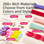 ⁦Mideer Chenille Stem Craft Collection – The Little Jewelry Designer MD1446 مجموعة تصميم الإكسسوارات للأطفال – مصممة المجوهرات الصغيرة⁩ - الصورة ⁦4⁩