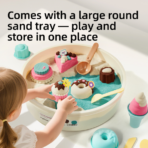 ⁦Mideer Color Magic Sand Play Set: Sweet Treats / Dessert Workshop MD4326 ميدير مجموعة الرمل السحري الملوّن: ورشة الحلويات⁩ - الصورة ⁦2⁩