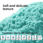 ⁦Mideer Color Magic Sand Play Set: Sweet Treats / Dessert Workshop MD4326 ميدير مجموعة الرمل السحري الملوّن: ورشة الحلويات⁩ - الصورة ⁦6⁩