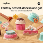 ⁦Mideer Color Magic Sand Play Set: Sweet Treats / Dessert Workshop MD4326 ميدير مجموعة الرمل السحري الملوّن: ورشة الحلويات⁩ - الصورة ⁦3⁩