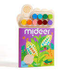 Mideer Creative Finger Paint Kit – Secret Garden MD3413 ميدير مجموعة الرسم بالبصمات الإبداعية – الحديقة السرية
