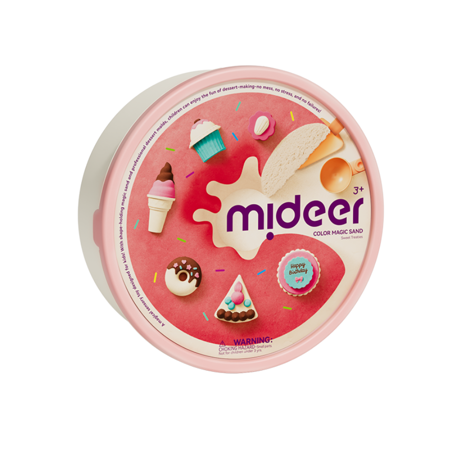 Mideer Color Magic Sand Play Set Sweet Treats Dessert Workshop MD4326 ميدير مجموعة الرمل السحري الملوّن ورشة الحلويات Mideer Color Magic Sand Play Set: Sweet Treats / Dessert Workshop MD4326 ميدير مجموعة الرمل السحري الملوّن: ورشة الحلويات - الصورة 1