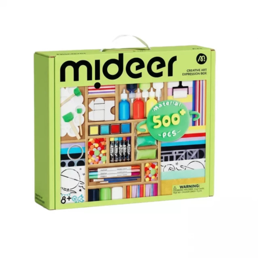 Mideer Creative Art Expression Box MD4316 صندوق الإبداع الفني الشامل للأطفال – أكثر من 500 قطعة Mideer Creative Art Expression Box MD4316 صندوق الإبداع الفني الشامل للأطفال – أكثر من 500 قطعة - الصورة 1