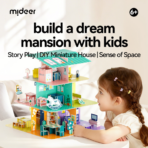 ⁦Mideer Creative Dollhouse: Creative Villa MD2326 ميدير بيت الدمى الإبداعي: الفيلا الإبداعية⁩ - الصورة ⁦3⁩