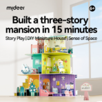 ⁦Mideer Creative Dollhouse: Creative Villa MD2326 ميدير بيت الدمى الإبداعي: الفيلا الإبداعية⁩ - الصورة ⁦8⁩