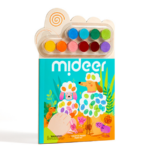 Mideer Creative Finger Paint Kit – Animal Party MD3414 ميدير مجموعة الرسم بالبصمات الإبداعية – حفلة الحيوانات