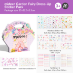 ⁦Mideer Garden Fairy Dress-Up Sticker Pack MD1534 مجموعة ملصقات التزيين "جنية الحديقة" للأطفال⁩ - الصورة ⁦2⁩