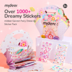 ⁦Mideer Garden Fairy Dress-Up Sticker Pack MD1534 مجموعة ملصقات التزيين "جنية الحديقة" للأطفال⁩ - الصورة ⁦3⁩
