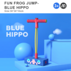 ⁦Mideer Jump Jump Kid – Pink Pig MD6152\Blue Hippo MD6153 ميدير لعبة القفز للأطفال – زهري \ أزرق⁩ - الصورة ⁦4⁩