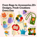 ⁦Mideer Knit & Stitch Magic Box MD4320 صندوق الحياكة والتطريز الإبداعي للأطفال⁩ - الصورة ⁦6⁩