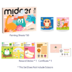 ⁦Mideer Level Up Brain Gamebook – Let’s Paint Level 1 MD3372 ميدير كتاب تنمية المهارات – لِنَرسم (المستوى الأول)⁩ - الصورة ⁦2⁩