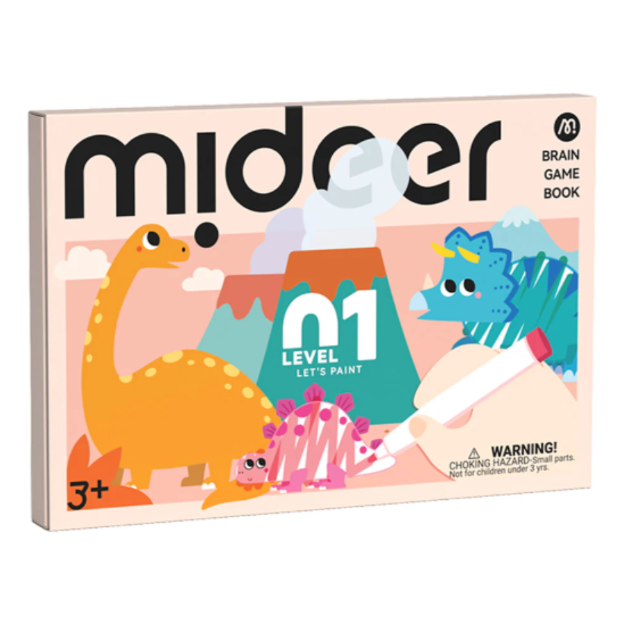 Mideer Level Up Brain Gamebook – Let’s Paint Level 1 MD3372 ميدير كتاب تنمية المهارات – لِنَرسم (المستوى الأول) Mideer Level Up Brain Gamebook – Let’s Paint Level 1 MD3372 ميدير كتاب تنمية المهارات – لِنَرسم (المستوى الأول) - الصورة 1