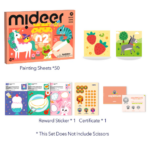 ⁦Mideer Level Up Brain Gamebook – Let’s Paint Level 2 MD3373 ميدير كتاب تنمية المهارات – لِنَرسم (المستوى الثاني)⁩ - الصورة ⁦2⁩