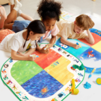 ⁦Mideer Magic Water Doodle Mat: The Very Hungry Caterpillar 80×80cm MD2262 ميدير بساط الرسم المائي ماجيك دودل: الدودة الجائعة جدًا⁩ - الصورة ⁦3⁩