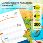 ⁦Mideer Magnetic Puzzle: World Map MD1622 ميدير بازل مغناطيسي: خريطة العالم⁩ - الصورة ⁦5⁩