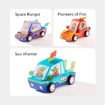 ⁦Mideer Paper Craft Workshop – Dream Racer MD2306 مجموعة الحرف الورقية – سيارات السباق⁩ - الصورة ⁦5⁩