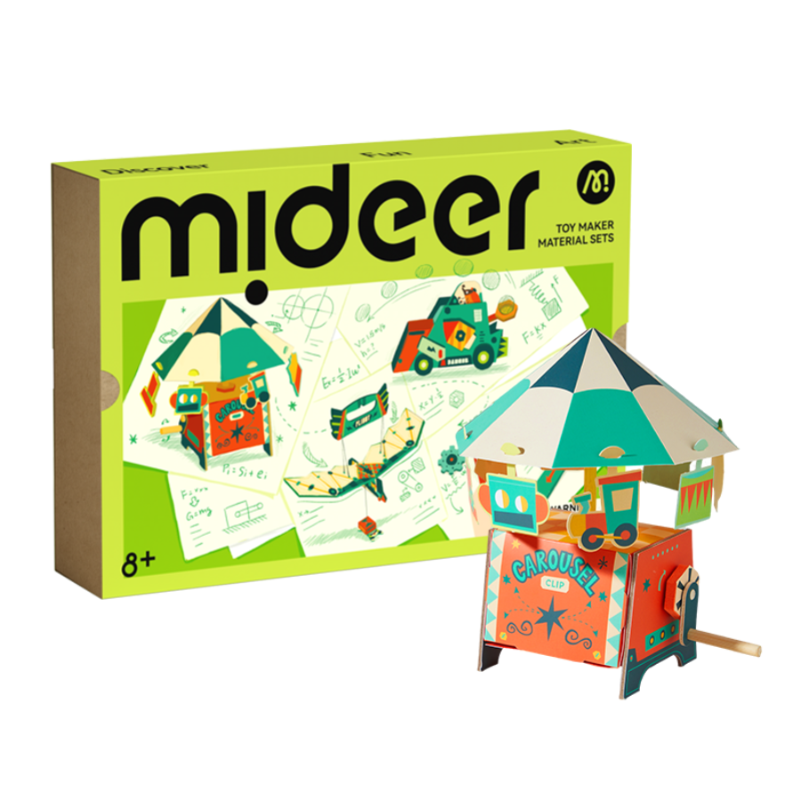Mideer Toy Maker Material Sets – Mechanics Set MD4318 مجموعة صنع الألعاب الميكانيكية التعليمية للأطفال Mideer Toy Maker Material Sets – Mechanics Set MD4318 مجموعة صنع الألعاب الميكانيكية التعليمية للأطفال - الصورة 1