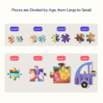 ⁦Mideer – Level Up Puzzles – Level 1: Home, Sweet Home! MD1673 ميدير – ألغاز ارتقِ بمستوى جديد – المستوى الأول: المنزل السعيد⁩ - الصورة ⁦4⁩