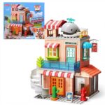 Mini Doll House Building Set – Family House with Accessories (141PCS) بيت الدمى الصغير القابل للتركيب – منزل عائلي مع إكسسوارات (141 قطعة)