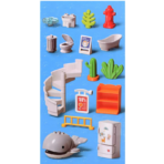 ⁦Mini Doll House Building Set – Family House with Accessories (141PCS) بيت الدمى الصغير القابل للتركيب – منزل عائلي مع إكسسوارات (141 قطعة)⁩ - الصورة ⁦6⁩