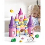 ⁦Mini Princess Castle Building Blocks Set – 43PCS قلعة الأميرة الصغيرة – لعبة تركيب للأطفال (43 قطعة)⁩ - الصورة ⁦3⁩