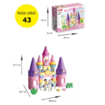 ⁦Mini Princess Castle Building Blocks Set – 43PCS قلعة الأميرة الصغيرة – لعبة تركيب للأطفال (43 قطعة)⁩ - الصورة ⁦5⁩