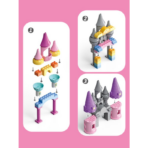 ⁦Mini Princess Castle Building Blocks Set – 43PCS قلعة الأميرة الصغيرة – لعبة تركيب للأطفال (43 قطعة)⁩ - الصورة ⁦4⁩
